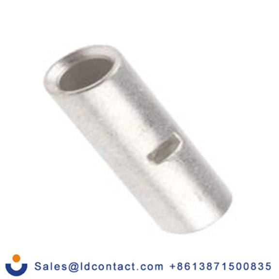 RS PRO,809-2385,接头连接器, 对接, 银色, Φ7 mm, 非绝缘, 21 mm总长, 镀锡触点, BNT8系列 8 AWG