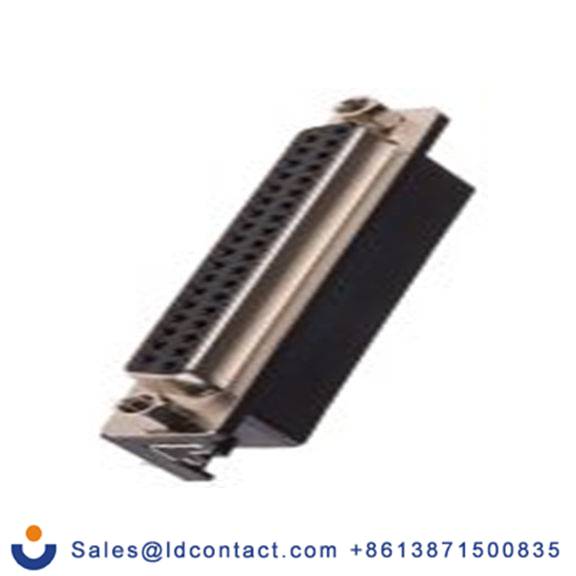 RS PRO,811-7131,37针 D-SUB 直角 2.77 mm间距, 通孔安装 D-sub 连接器, 250 V 母插 107系列 4 至 40 UNC 螺钉锁