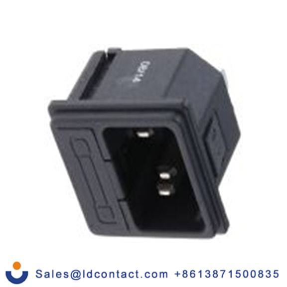 RS PRO,811-7204,C14, 直向 IEC 连接器, 卡入式安装, 250 V 公, 1个 10A 5 x 20 mm保险丝, EMI系列