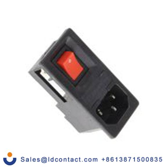 RS PRO,811-7222,C14, 直向 IEC 连接器, 卡入式安装, 250 V 公, 1个 6A 5 x 20 mm保险丝, EMI系列