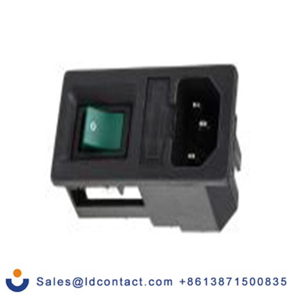 RS PRO,811-7226,C14, 直向 IEC 连接器, 卡入式安装, 250 V 公, 1个 6A 5 x 20 mm保险丝, EMI系列