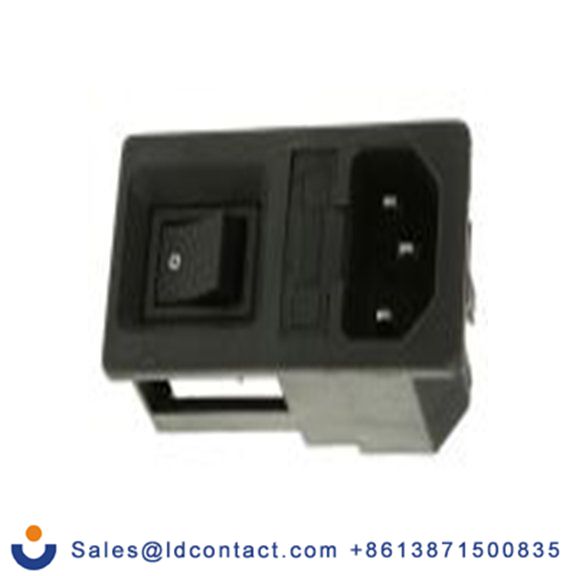 RS PRO,811-7229,C14, 直向 IEC 连接器, 卡入式安装, 250 V 公, 1个 6A 5 x 20 mm保险丝, EMI系列