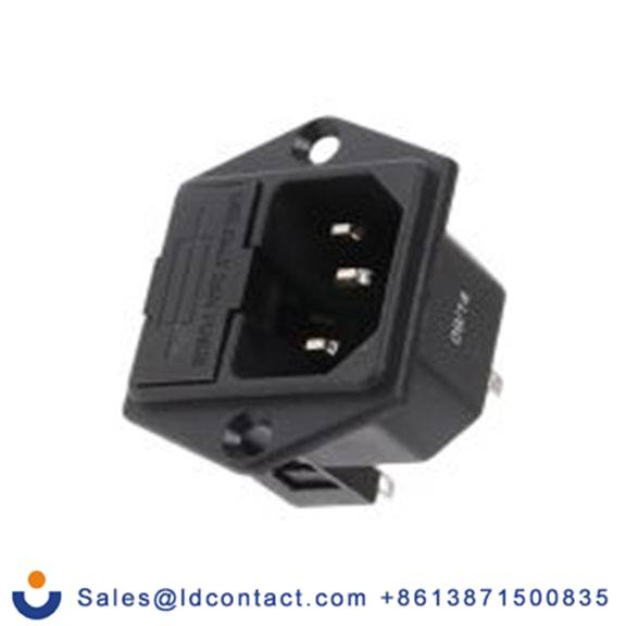 RS PRO,811-7235,C14, 直向 IEC 连接器, 面板安装, 250 V 公, 2个 10A 5 x 20 mm保险丝, EMI系列