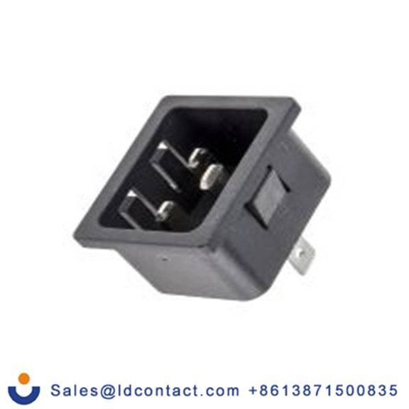 RS PRO,811-7238,C20, 直向 IEC 连接器, 卡入式安装, 250 V 公 20A, EMI系列