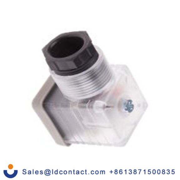 RS PRO,811-8178,带灯电磁阀插头, DIN 43650 A型, 母座, 3P+E, 48 V 直流, 10A, PG11格兰头, 透明