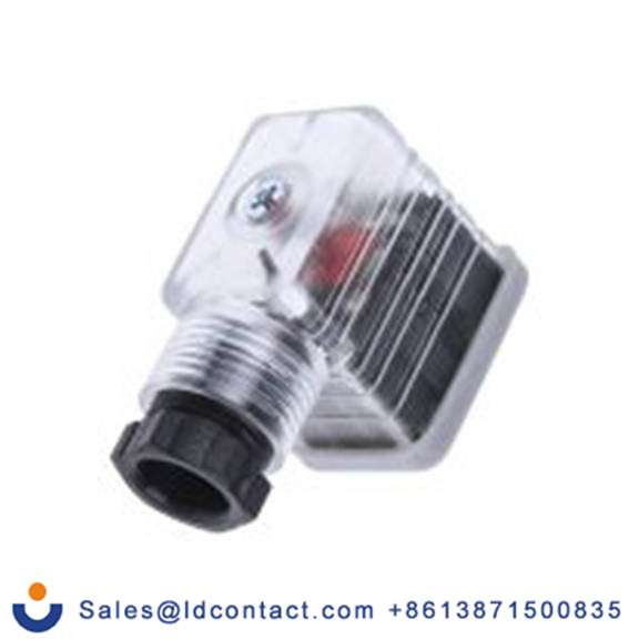 RS PRO,811-8190,带灯电磁阀插头, DIN 43650 B型, 母座, 2P+E, 24 V 直流, 10A, PG9格兰头, 透明