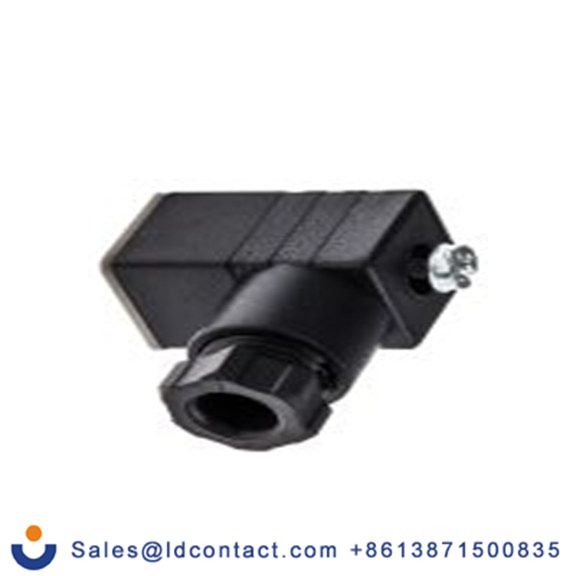 RS PRO,811-8225,电磁阀插头, DIN 43650 C型, 母座, 2P+E, 250 V 交流, 6A, PG7格兰头, IP65, 黑色