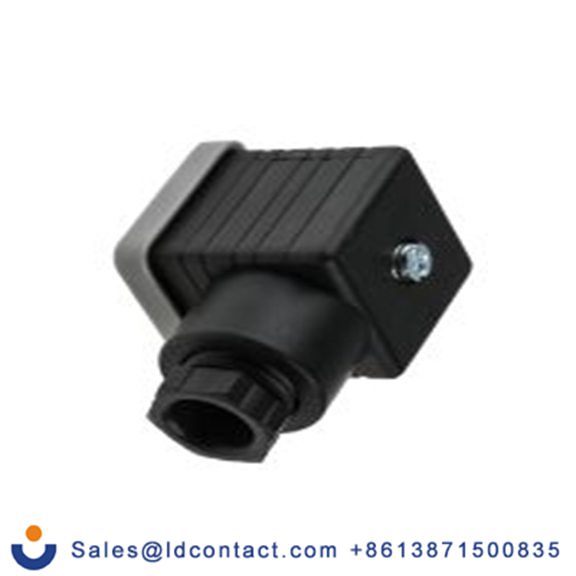 RS PRO,811-8257,电磁阀插头, DIN 43650 A型, 母座, 3P+E, 250 V 交流, 10A, PG9格兰头, 黑色