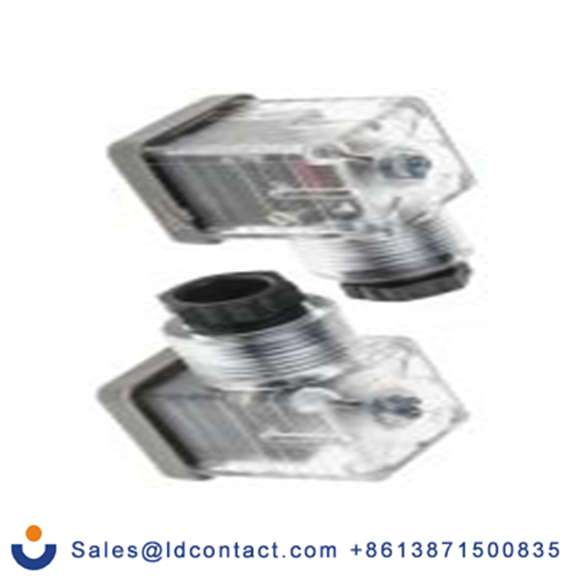 RS PRO,811-8294,带灯电磁阀插头, DIN 43650 A型, 母座, 2P+E, 250 V 交流, 10A, PG9格兰头, 透明