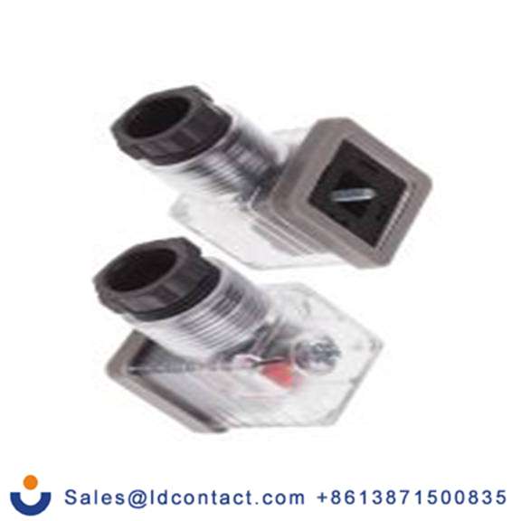 RS PRO,811-8297,带灯电磁阀插头, DIN 43650 A型, 母座, 2P+E, 12 V 直流, 10A, PG11格兰头, 透明