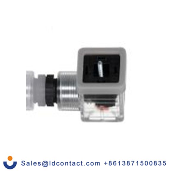 RS PRO,811-8323,带灯电磁阀插头, DIN 43650 A型, 母座, 3P+E, 24 V 直流, 10A, PG9格兰头, 透明