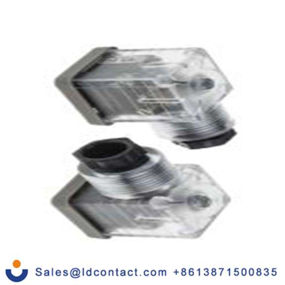 RS PRO,811-8332,带灯电磁阀插头, DIN 43650 A型, 母座, 3P+E, 110 V 交流, 10A, PG9格兰头, 透明