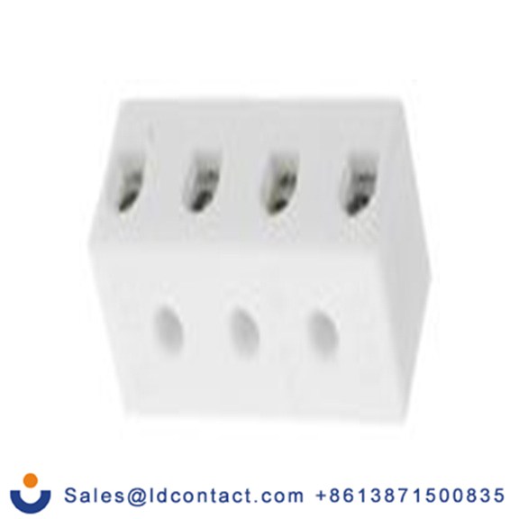 RS PRO,813-3098,非熔断型端子排, 4路, 450 V 32A, 线规12 AWG, 螺钉接线端子安装, 白色 螺钉, CPO系列