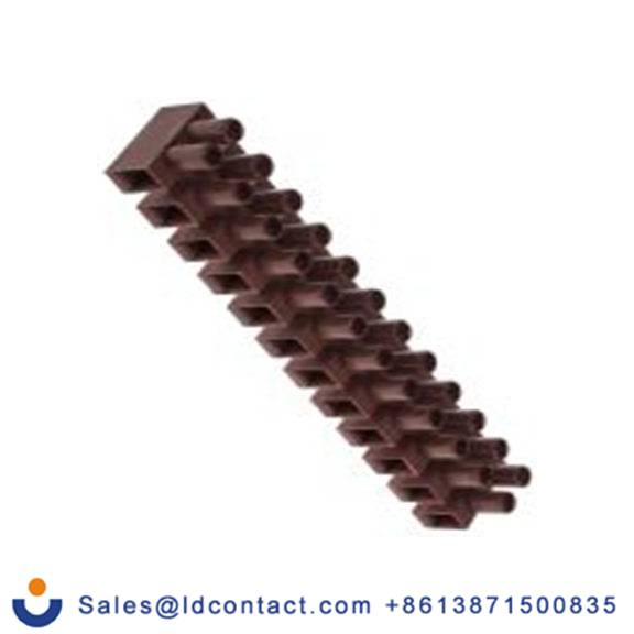 RS PRO,840-7945,非熔断型端子排, 12路, 13.2 mm节距, 450 V 41A, 线规10 AWG, 电缆安装, 暗棕色 螺钉, ES-V系列