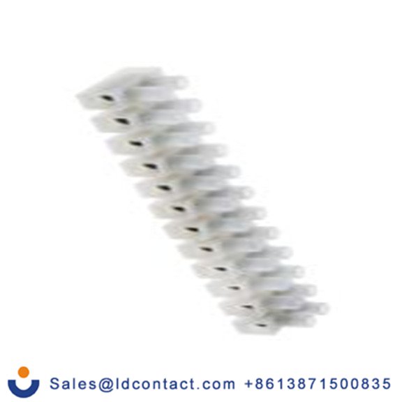 RS PRO,840-7957,非熔断型端子排, 12路, 10 mm节距, 450 V 24A, 线规14 AWG, 电缆安装, 天然色 螺钉, ES-V系列