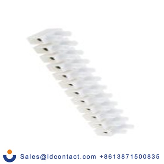 RS PRO,840-7960,非熔断型端子排, 12路, 13.2 mm节距, 450 V 41A, 线规10 AWG, 电缆安装, 天然色 螺钉, ES-V系列