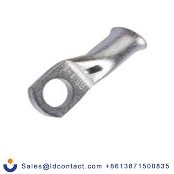 RS PRO,841-7611,非绝缘 铜 环形端子, Φ5.5 mm内环 6 AWG, 8 mm螺栓, 天然色 6 AWG, -30 °C至120 °C