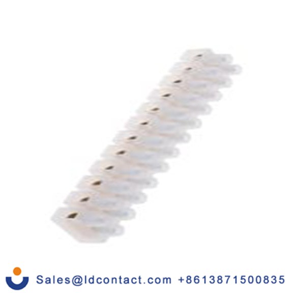 RS PRO,867-0979,非熔断型端子排, 12路, 16.5 mm节距, 400 V 101A, 线规4 AWG, 电缆安装, 天然色 螺钉