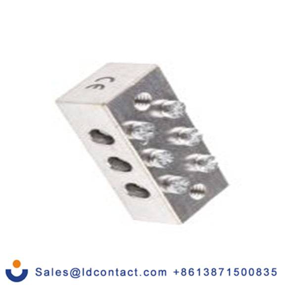 RS PRO,867-0991,3路 接地端子排, CE (BS EN 60998)型, 16 AWG线规, 42.3 mm长 螺钉, 18 mm宽 黄铜外壳