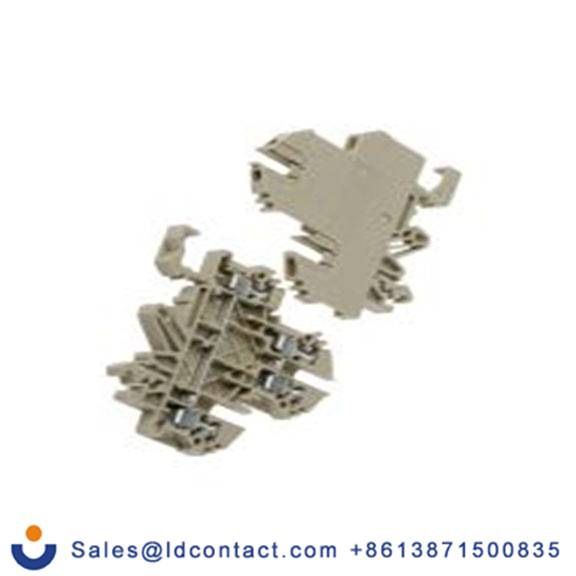 RS PRO,872-5609,2 双层端子, 500 V, 米色, 1206.2系列 螺钉