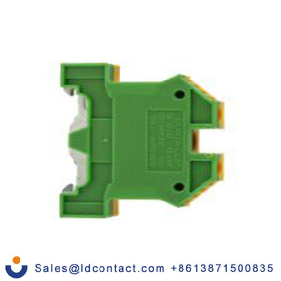 RS PRO,872-5621,1 接地端子排, 8 kV, 0.2 to 10 mm²CSA, 绿色, 黄色, 1213.2系列 螺钉