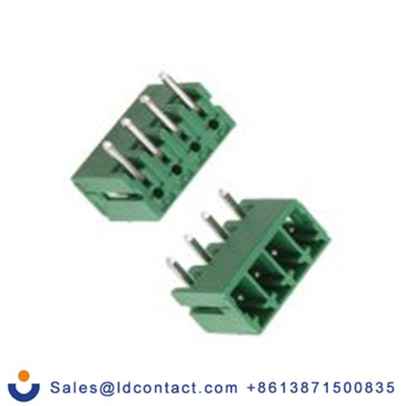 RS PRO,874-5228,4p 1排 可插式端子块 直角, 3.5 mm间距, 300 V, 通孔安装 覆盖 155系列