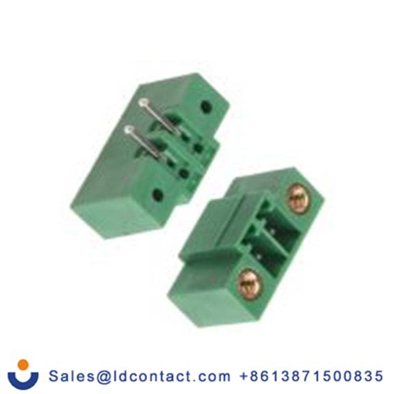 RS PRO,874-5329,2p插拔式接线端子 直角排针, 3.5mm间距, 14.0A, 320.0 v, THT安装, 焊接端接