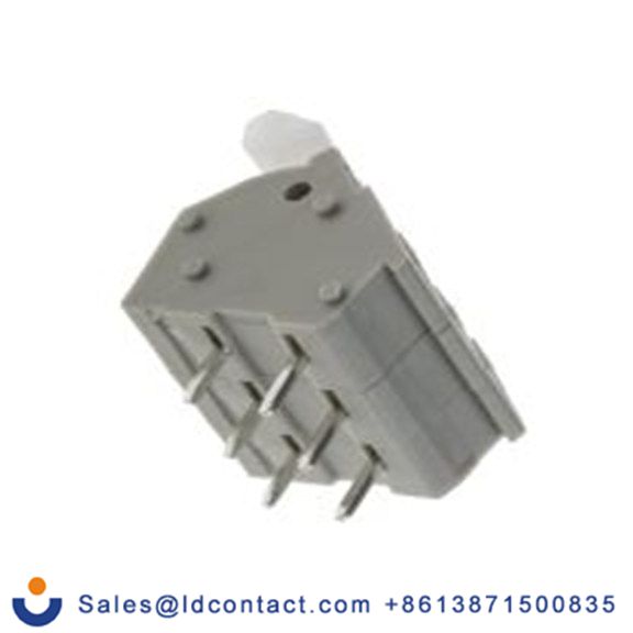 RS PRO,874-5521,PCB端子排, 3p, 5mm间距, 15A, 450 V, THT安装, 螺钉端接, 直向, 灰色