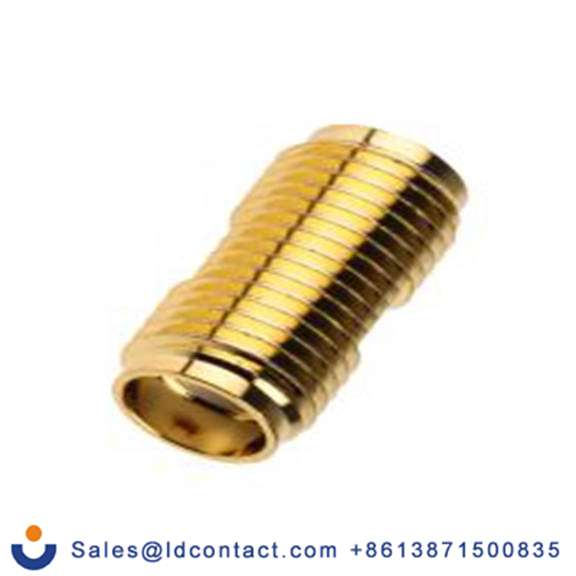 RS PRO,878-2369,射频适配器, 直向, 50 Ω阻抗 母插, 18 GHz, 镀金色 母插 铍铜合金触芯