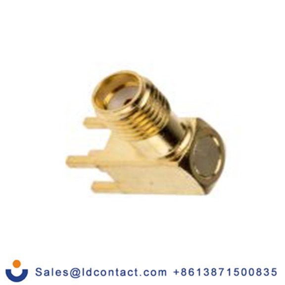 RS PRO,878-2413,SMA 连接器 母插, 50 Ω, PCB安装, 直角, 用于同轴线 R19系列 焊接