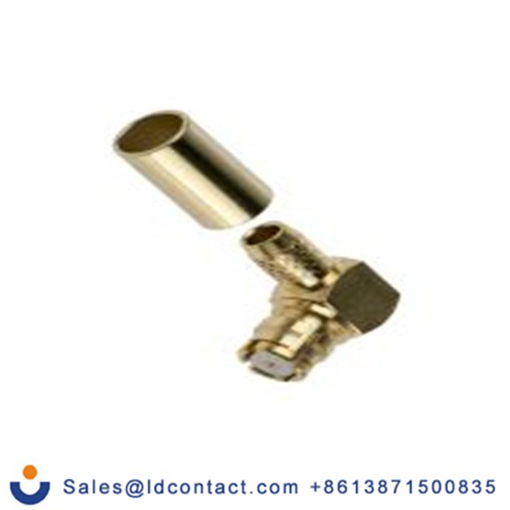 RS PRO,878-2429,SMP 连接器 母插, 50 Ω, 电缆安装, 直角, 用于同轴线 SMP系列 压接