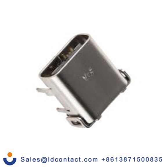 RS PRO,895-0556,USB 连接器, USB C 型 母插, 1端口, PCB安装 直角 USB 2.0 EAN-13 6017651296250系列