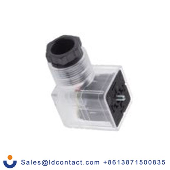 RS PRO,896-2085,带灯电磁阀插头, DIN 43650 A型, 母座, 2P+E, 12 V 直流, 10A, PG11格兰头, 透明