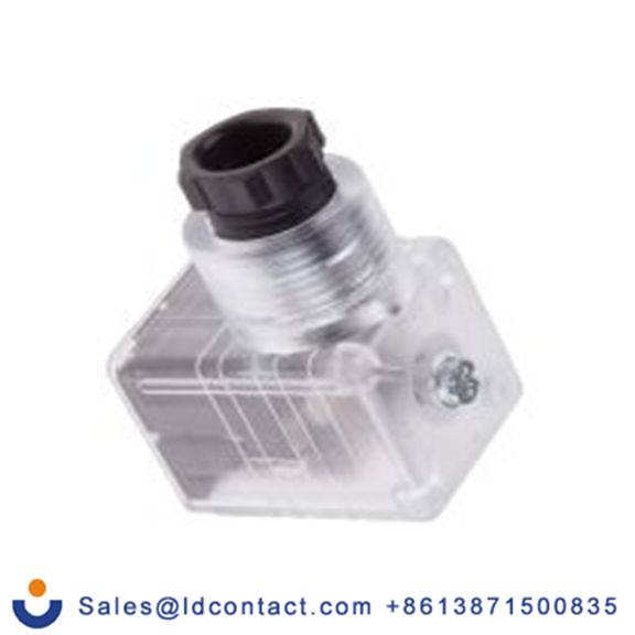 RS PRO,896-2108,带灯电磁阀插头, DIN 43650 A型, 母座, 3P+E, 250 V 交流, 10A, PG9格兰头, 透明