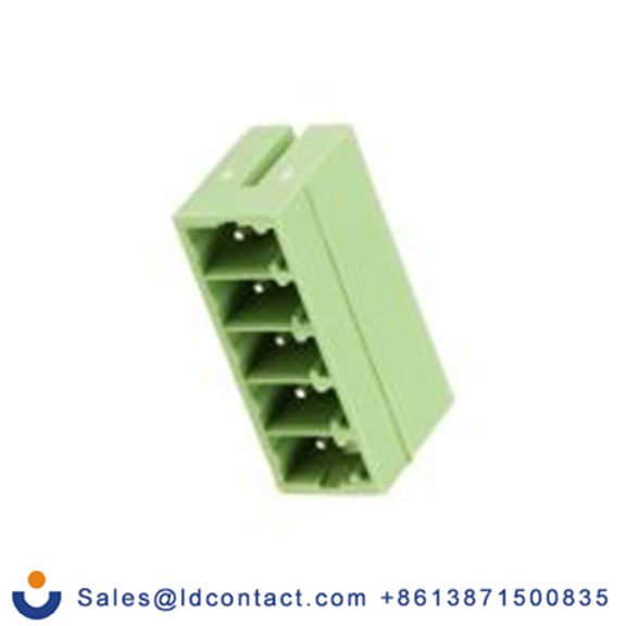 RS PRO,897-1032,5p插拔式接线端子 直向排针, 3.5mm间距, 10.0A, 200.0 v, THT安装, 焊接端接