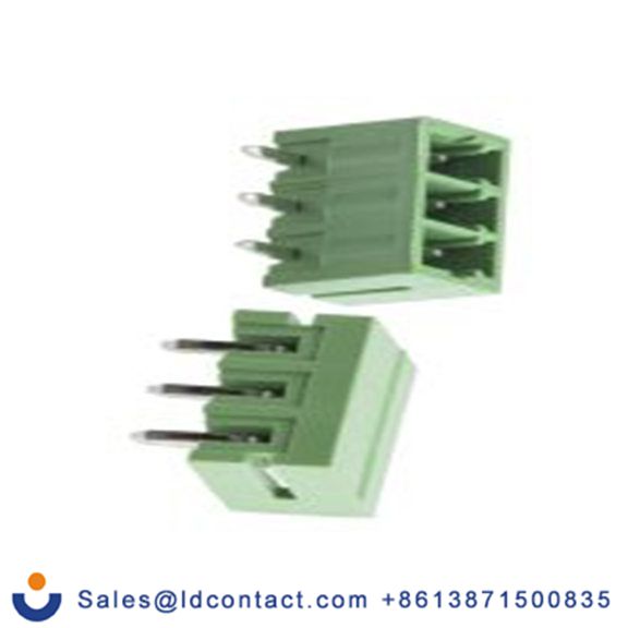 RS PRO,897-1054,3p 1排 可插式端子块 直角, 3.5 mm间距, 通孔安装 覆盖 CTB932HD系列