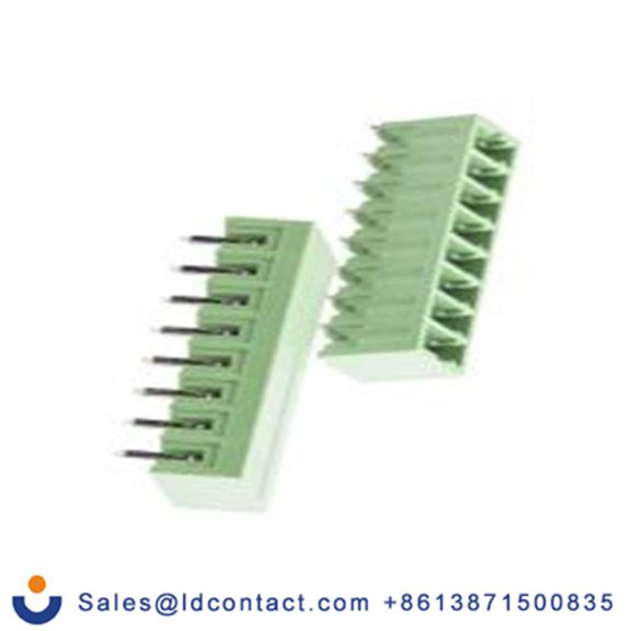 RS PRO,897-1073,8p 1排 可插式端子块 直角, 3.5 mm间距, 通孔安装 覆盖 CTB932HD系列