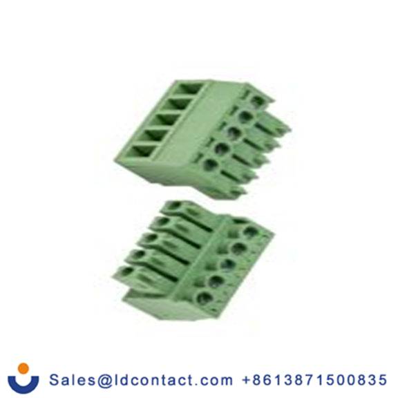 RS PRO,897-1086,5p插拔式接线端子 直角插头, 3.81mm间距, 8A, 125 V, THT安装, 螺钉端接, 绿色