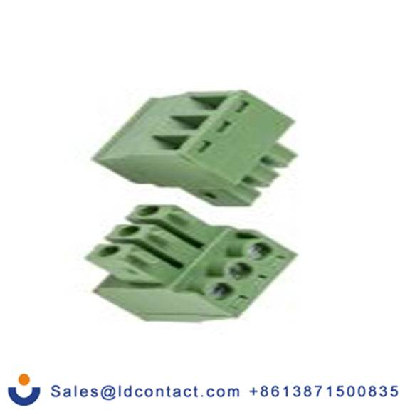 RS PRO,897-1089,3p插拔式接线端子 直向插头, 3.81mm间距, 8A, 125 V, THT安装, 螺钉端接, 绿色