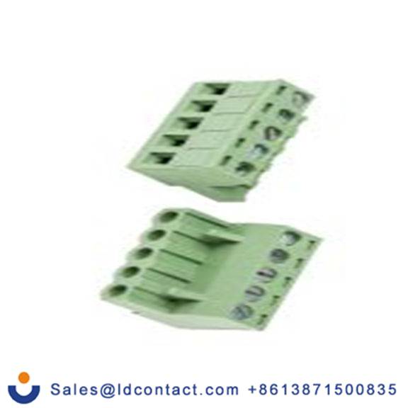 RS PRO,897-1165,5p插拔式接线端子 直角插头, 5mm间距, 15A, 300 V, THT安装, 螺钉端接, 绿色