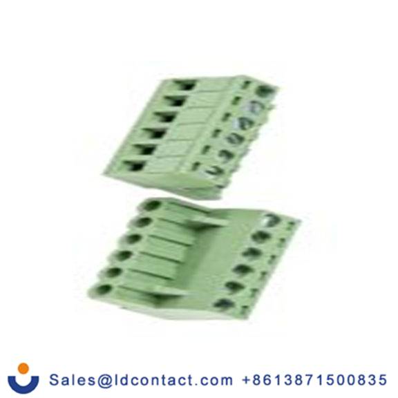 RS PRO,897-1174,6p插拔式接线端子 直角插头, 5mm间距, 15A, 300 V, THT安装, 螺钉端接, 绿色