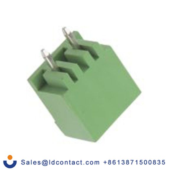 RS PRO,897-1238,2p插拔式接线端子 直向排针, 5.08mm间距, 15.0A, 300.0 v, THT安装, 焊接端接