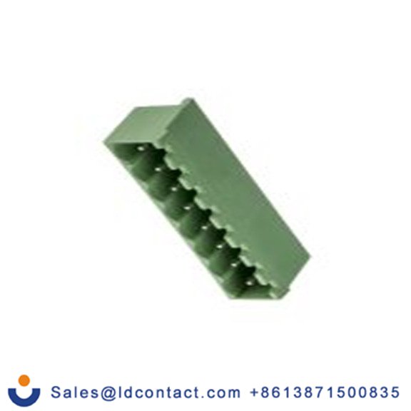 RS PRO,897-1250,8p插拔式接线端子 直向排针, 5.08mm间距, 15.0A, 300.0 v, THT安装, 焊接端接