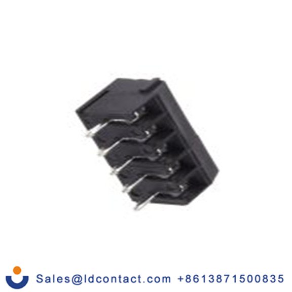 RS PRO,897-1348,PCB端子排, 5p, 3.5mm间距, 6A, 300 V, THT安装, 螺钉端接, 直向, 黑色