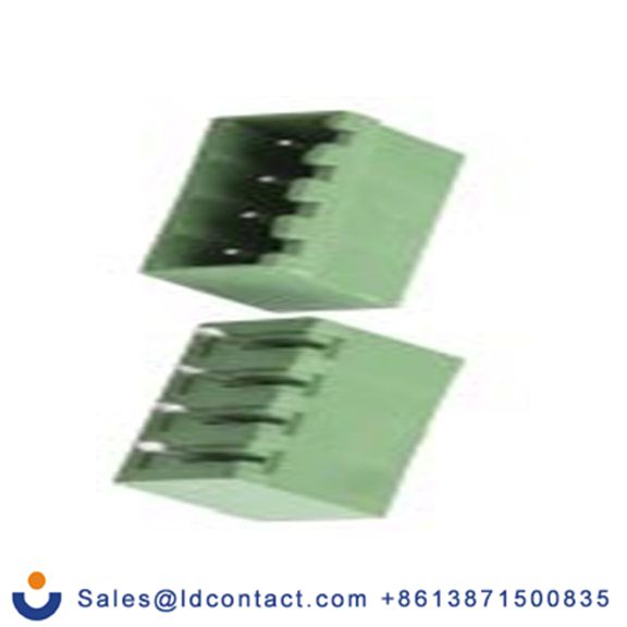 RS PRO,897-1379,4p插拔式接线端子 直向排针, 5.0mm间距, 15.0A, 250.0 v, THT安装, 焊接端接