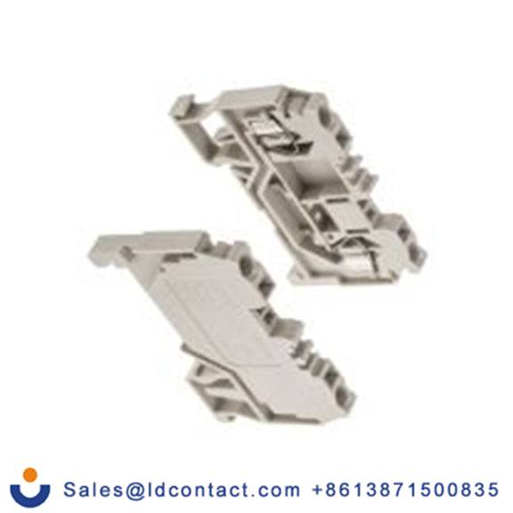 RS PRO,913-1235,DIN 导轨端子块, 800 V, 2.5 mm²CSA, 米色 弹簧夹