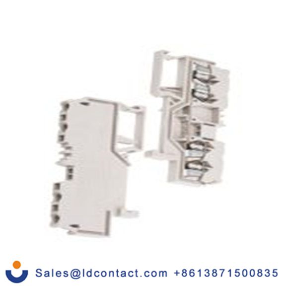 RS PRO,913-1239,DIN 导轨端子块, 800 V, 2.5 mm²CSA, 米色 弹簧夹