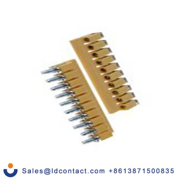 RS PRO,913-1289,DIN 导轨端子块 跨接条, 尼龙 66制, 黄色