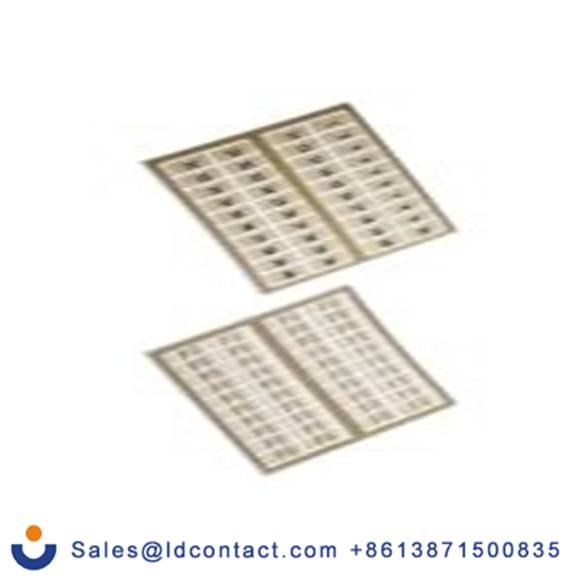 RS PRO,913-1318,标记接线片, 用于DIN导轨端子块, W8系列