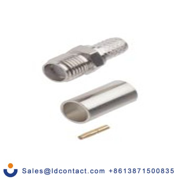 RS PRO,921-0203,SMA 连接器 母插, 50 Ω, 电缆安装, 直向 SMA系列 压接